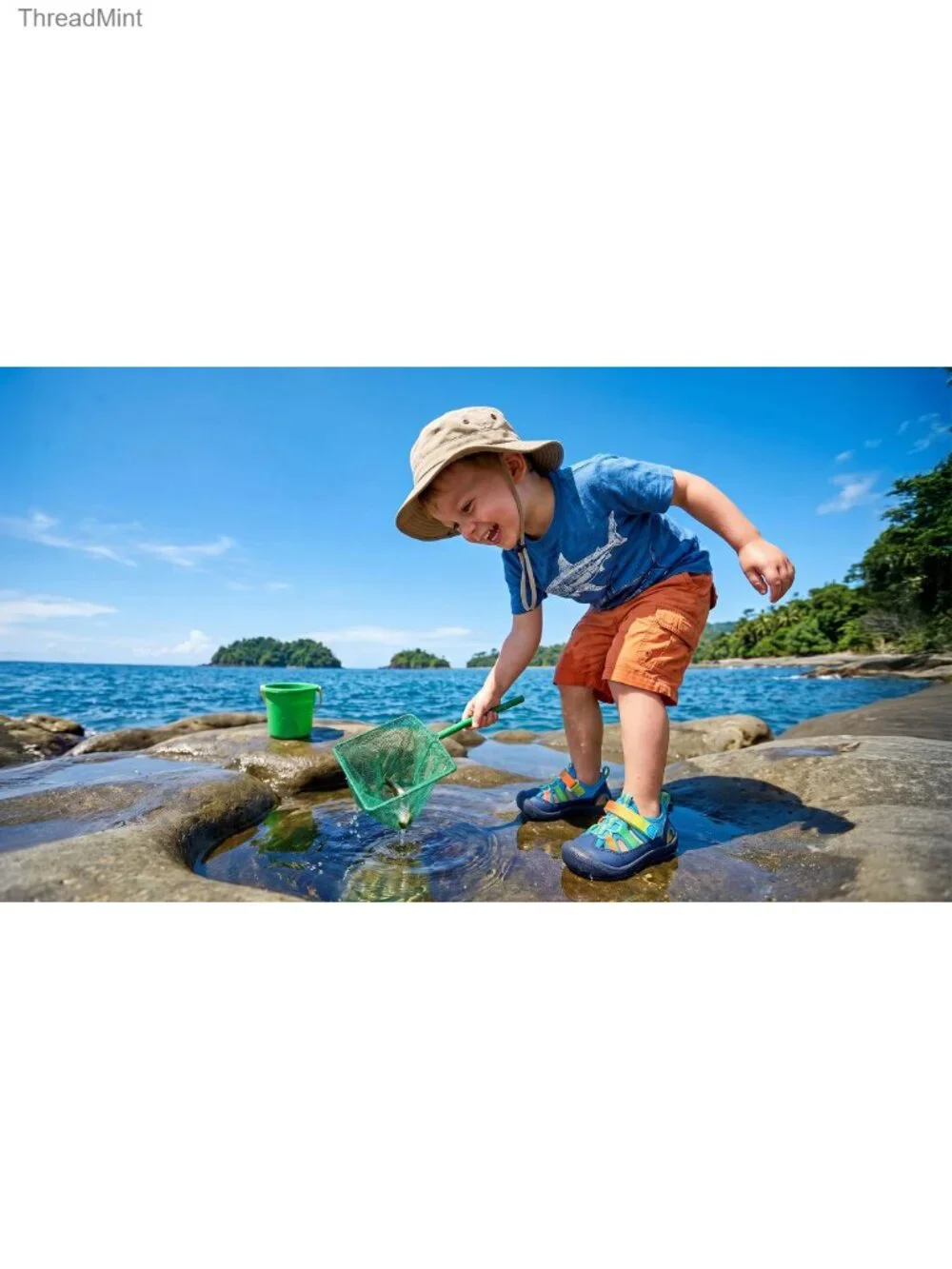 Toddler Boys Water Shoes Athletic Hook Loop Wide Toe Box Lightweight